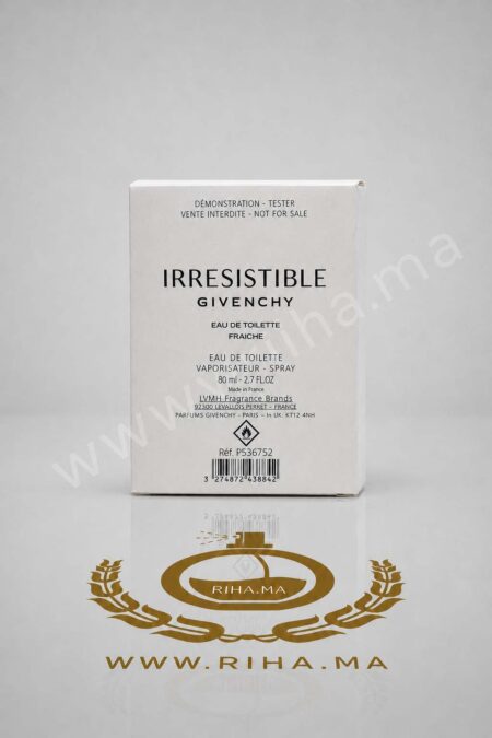 Tester Irresistible Givenchy Eau de Toilette Fraiche 80ml