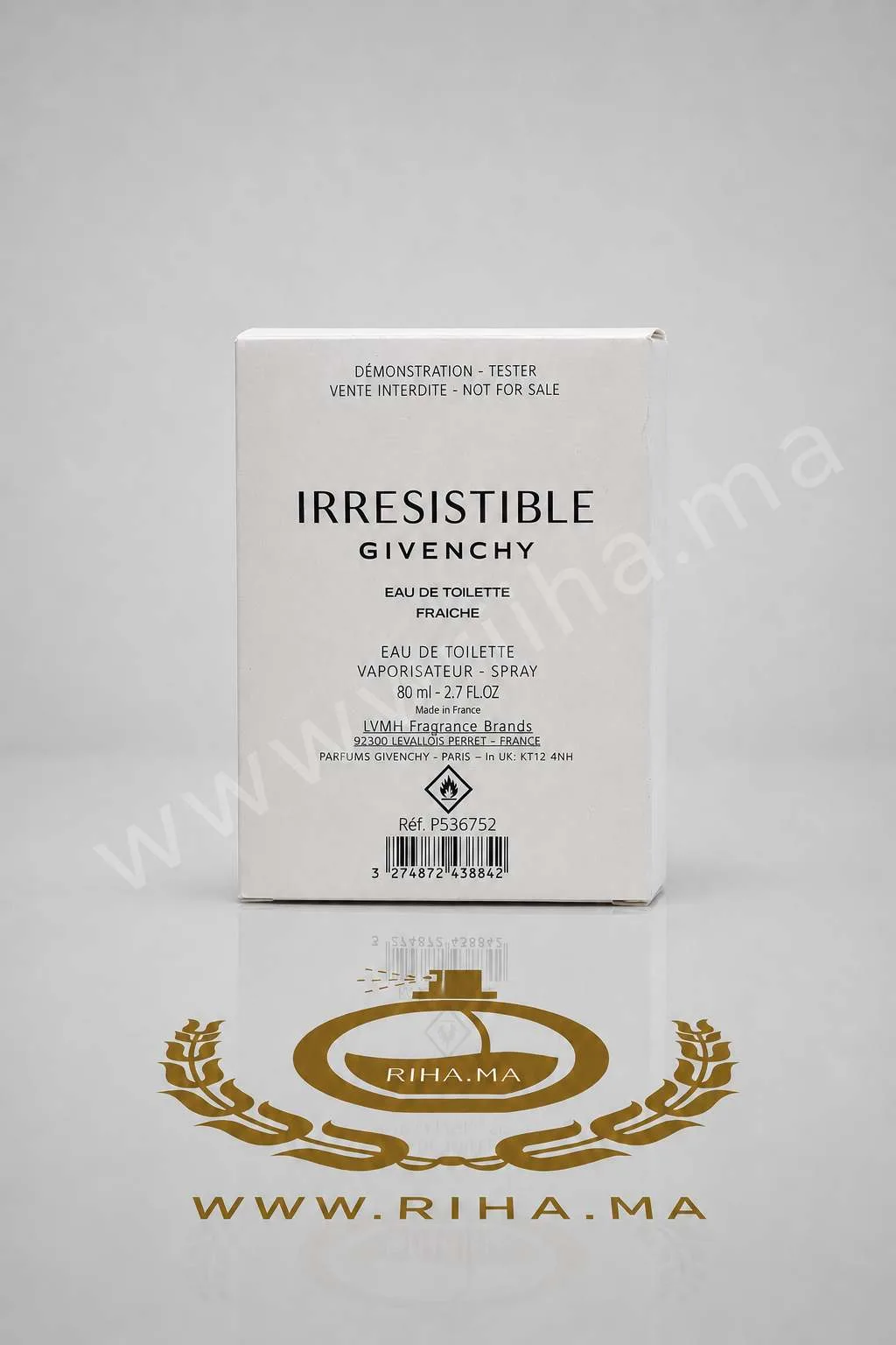 Tester Irresistible Givenchy Eau de Toilette Fraiche 80ml