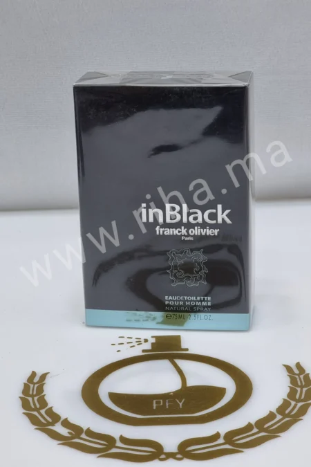 inBlack Franck Olivier eau de toilette 75Ml Franck Olivier - parfum Maroc
