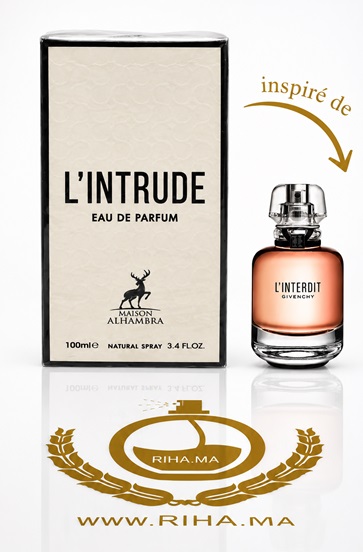 L'intrude Eau de Parfum Maison Alhambra inspiré de L'Interdit Givenchy