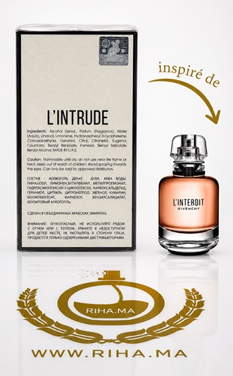 L'intrude Eau de Parfum Maison Alhambra inspiré de L'Interdit Givenchy
