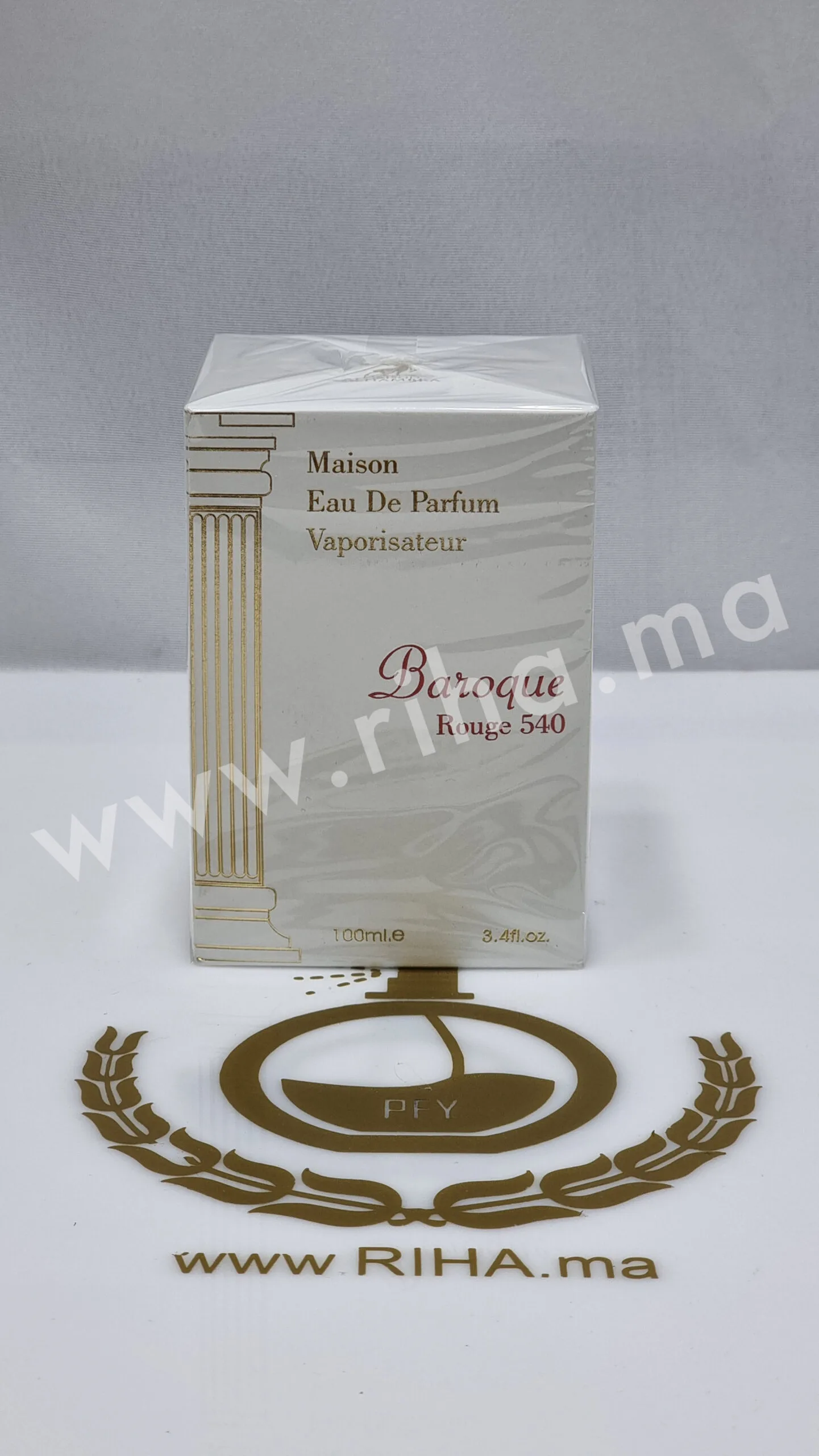 BAROQUE ROUGE 540 Maison al Hambra eau de parfum 100ml Clone baccarat rouge 540 alhambra - parfum Maroc