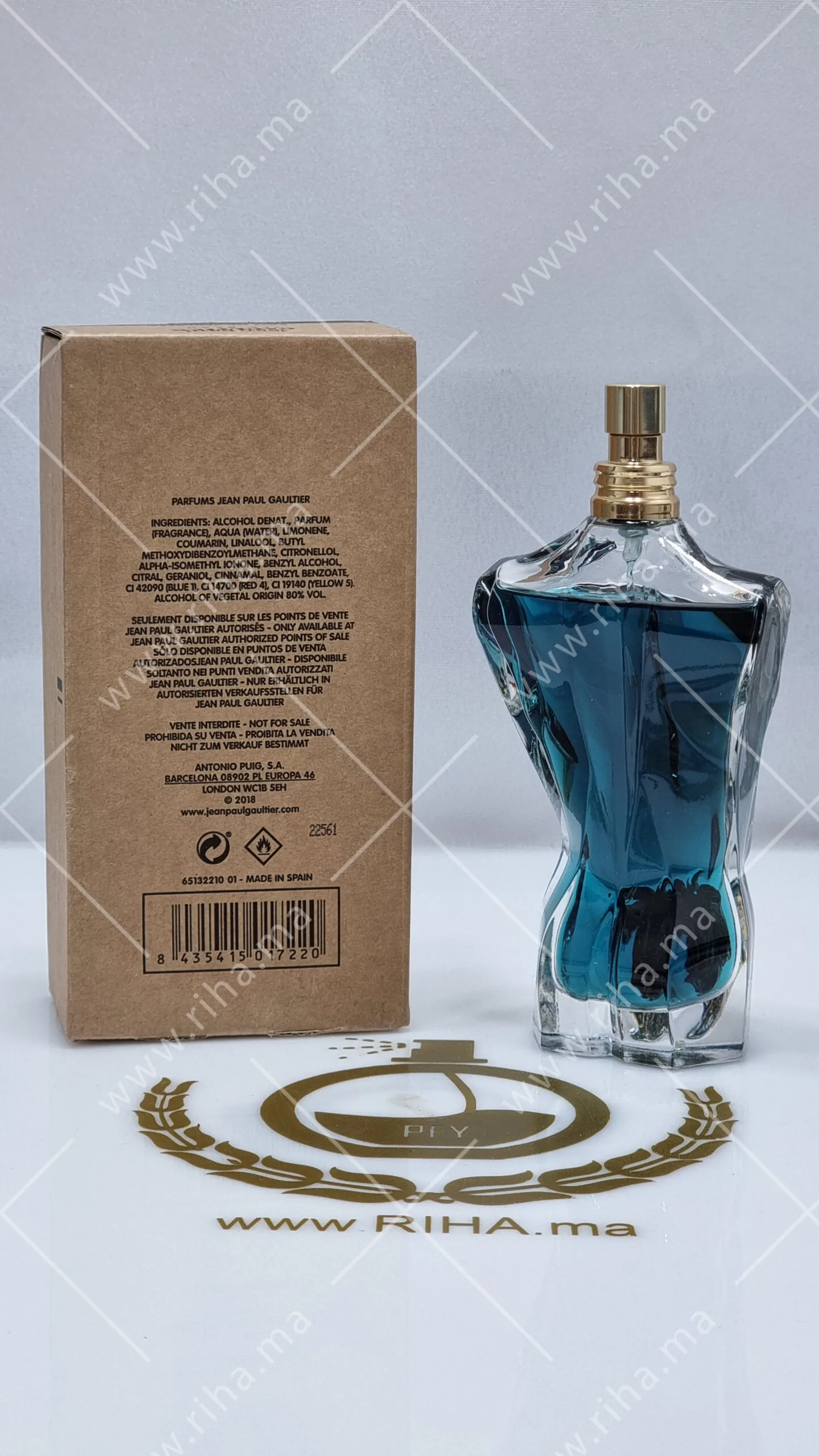 Le Beau Le Beau Jean Paul Gaultier eau de toilette tester 125ml Jean Paul Gaultier - parfum Maroc