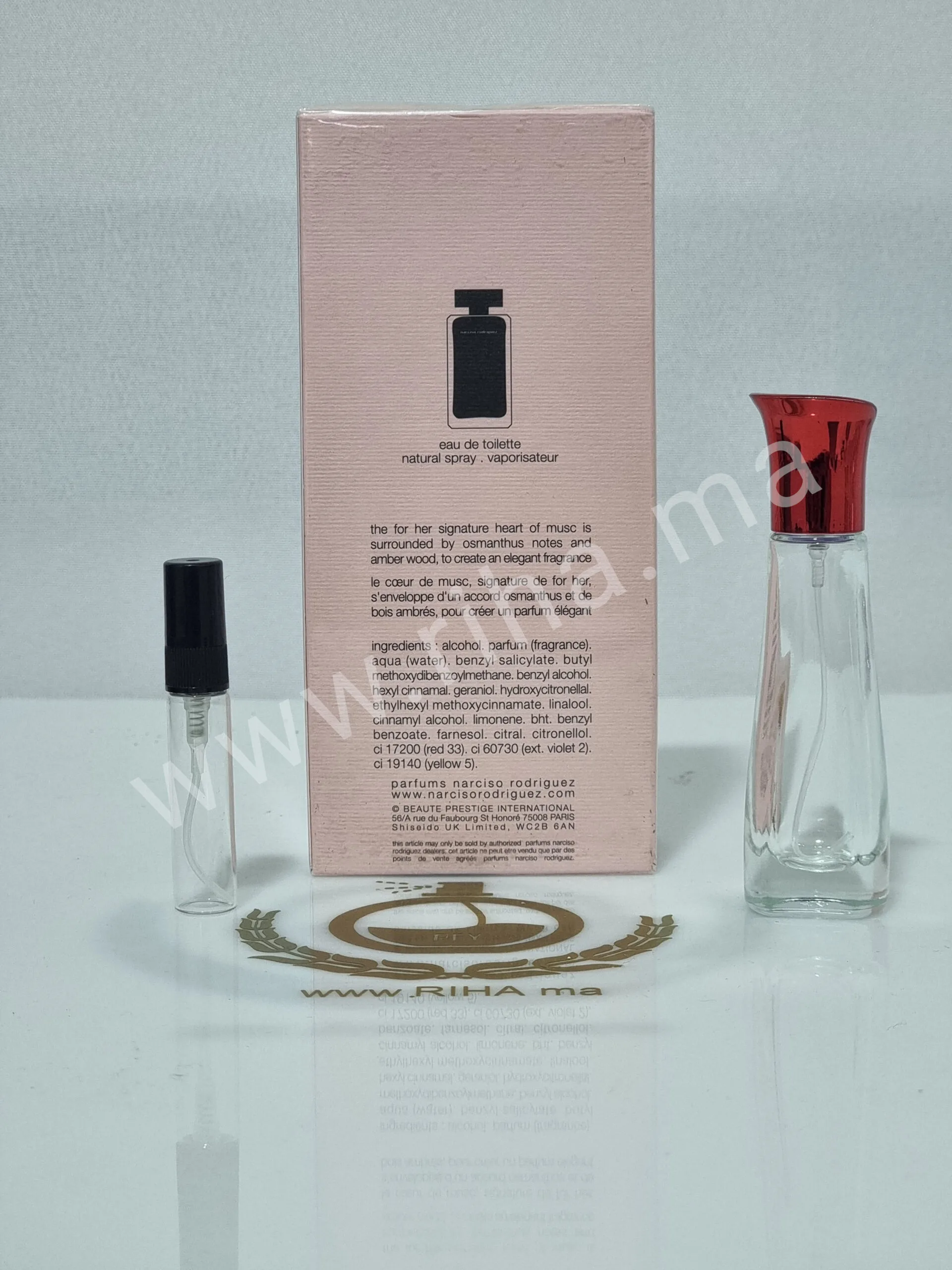 Decantage Narciso Rodriguez for Her eau de toilette NARCISO RODRIGUEZ - parfum Maroc