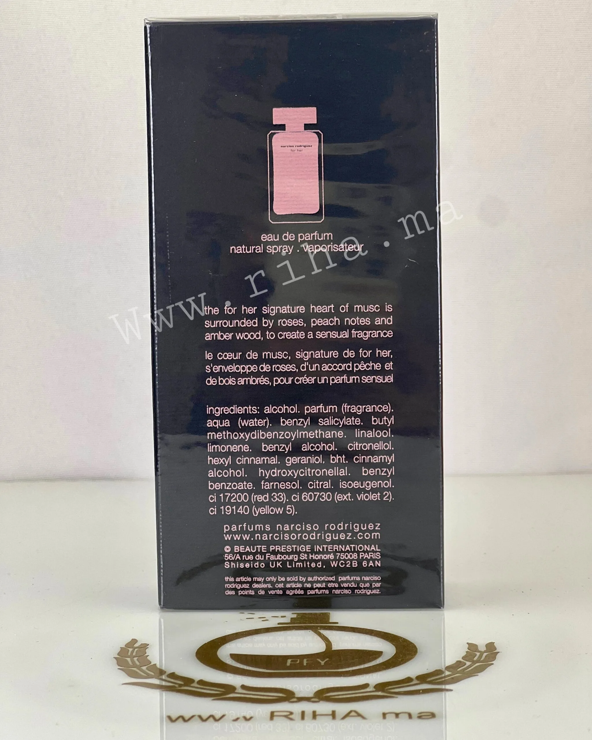 Decantage Narciso Rodriguez for Her Eau de Parfum NARCISO RODRIGUEZ - parfum Maroc