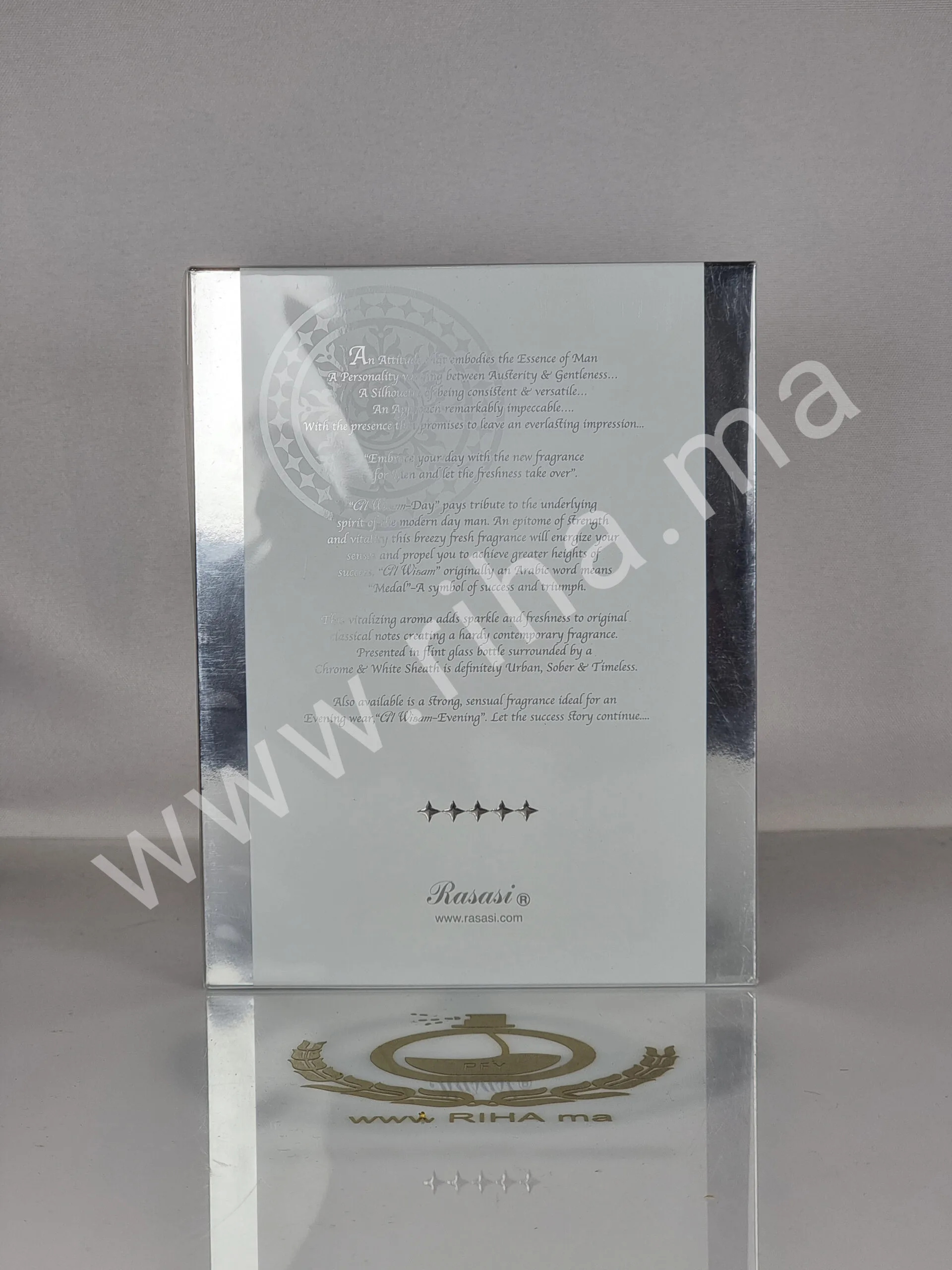 Al Wisam الوسام Rasasi eau de parfum 100ml RASASI - parfum Maroc