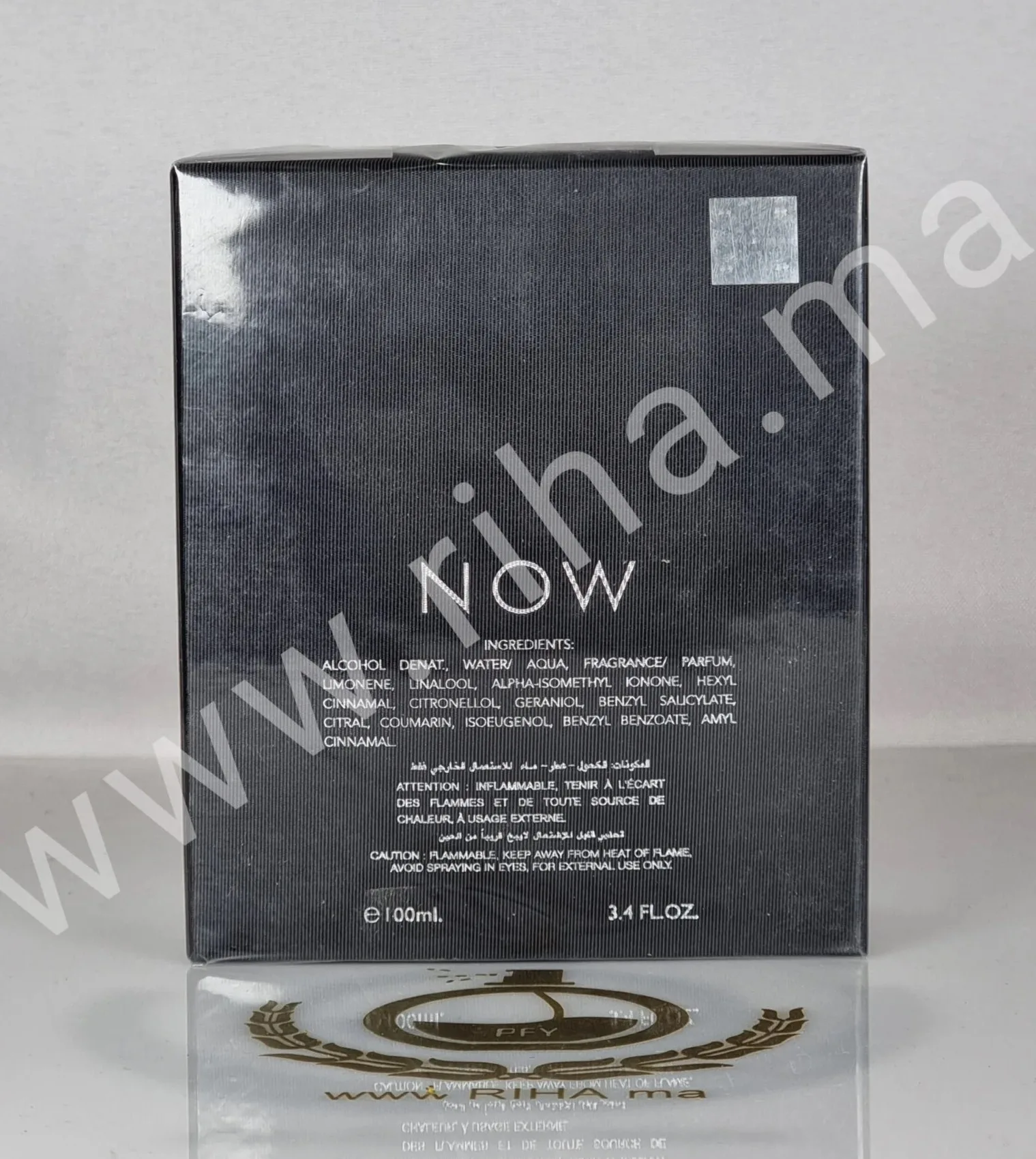 Now RAVE eau de parfum 100ml prix maroc