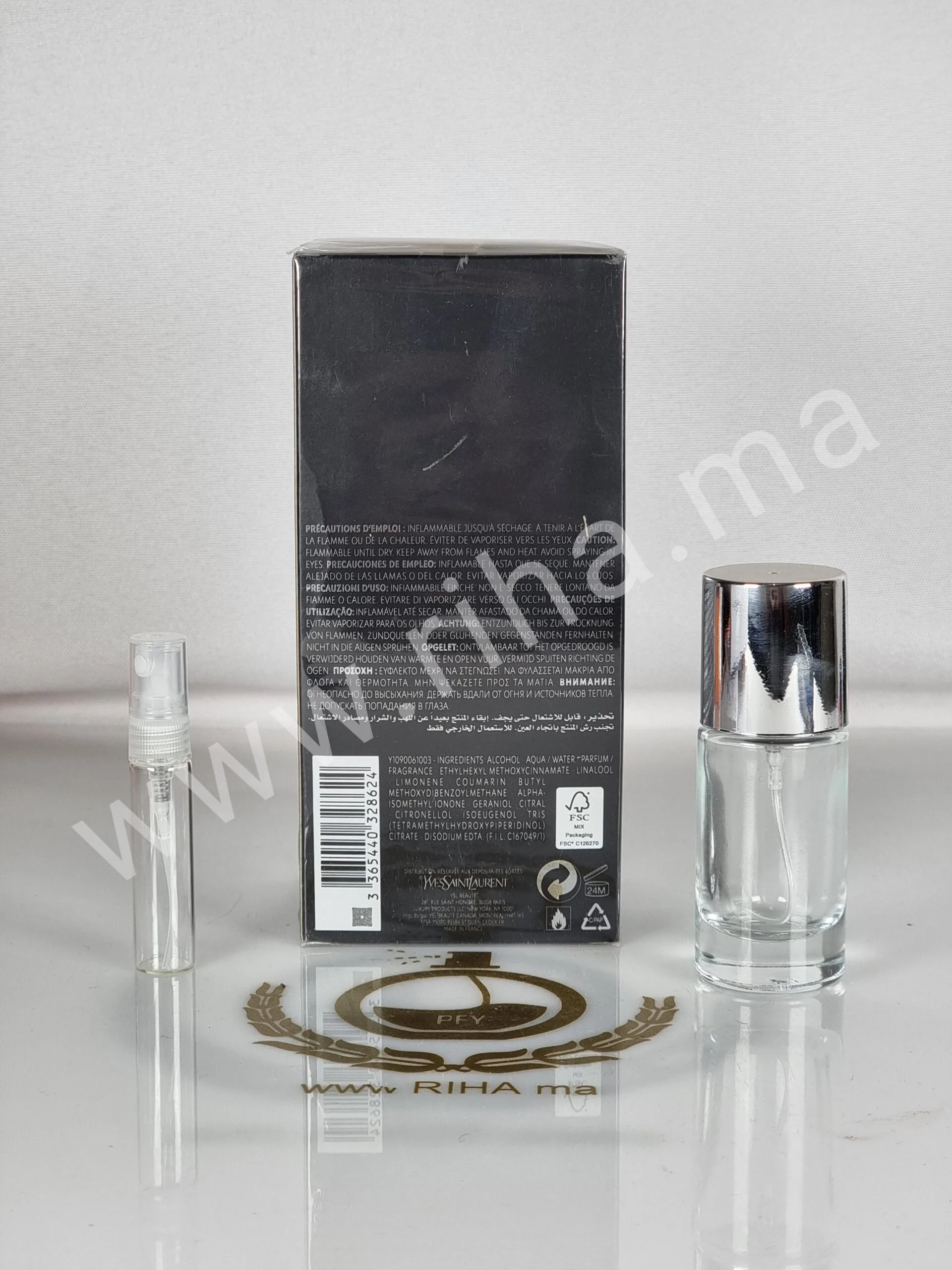 Decantage La Nuit de l&rsquo;Homme Eau de toilette- Yves Saint Laurent Yves Saint Laurent - parfum Maroc