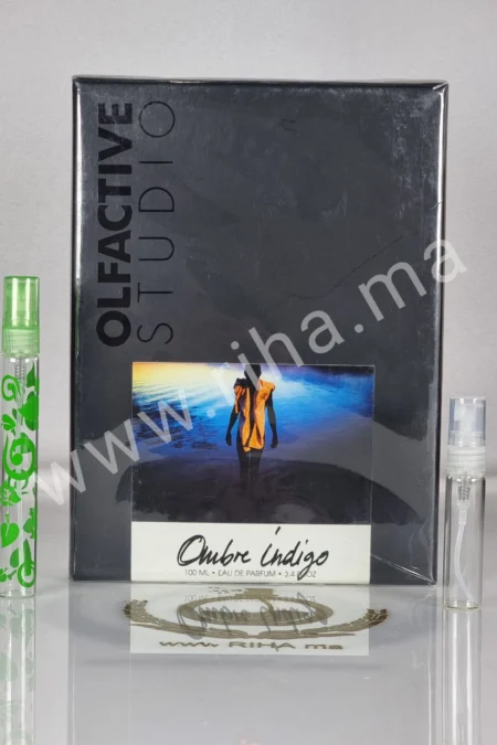Decantage Ombre Indigo Olfactive Studio pour femme et homme - parfum Maroc