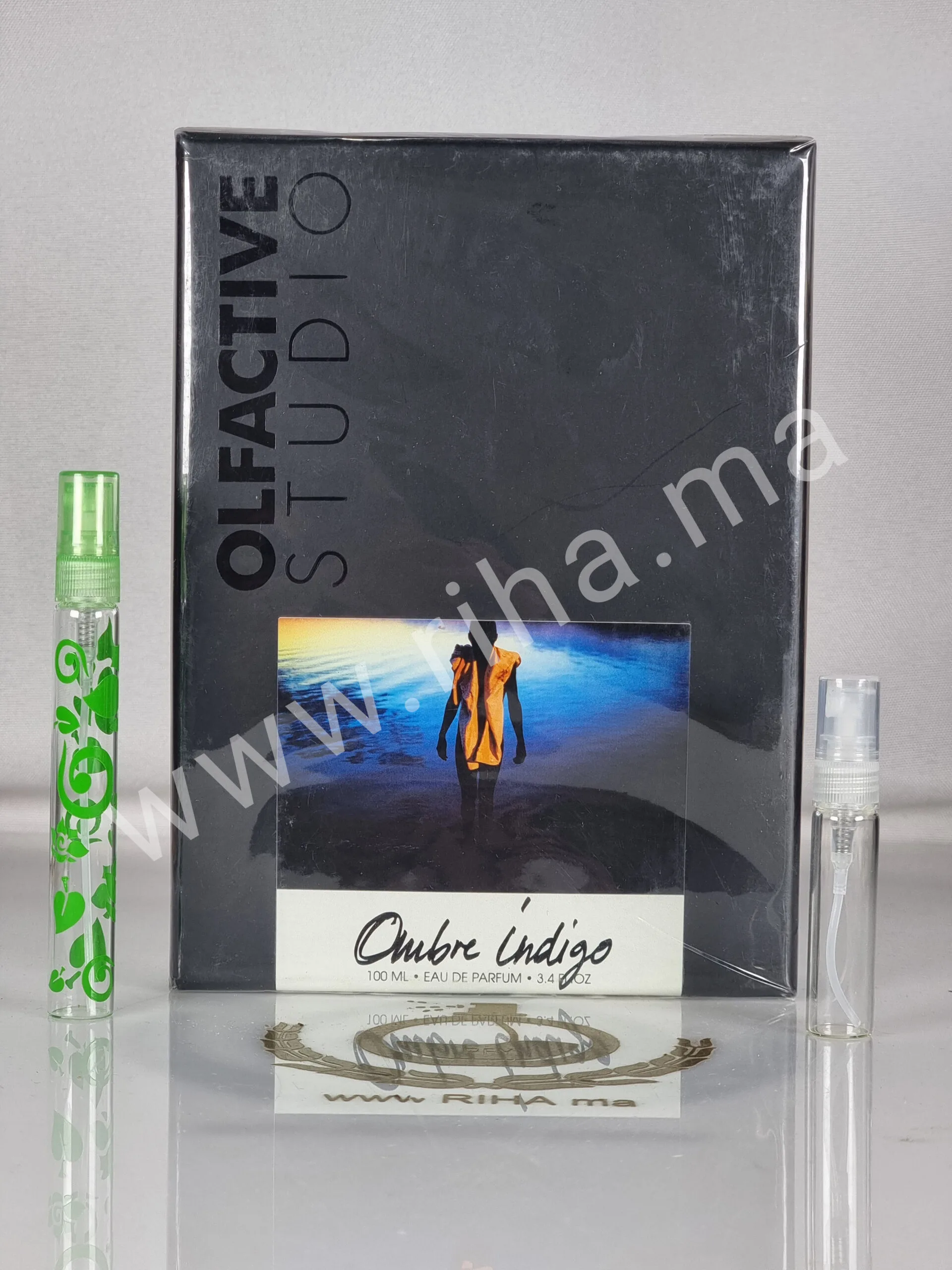 Decantage Ombre Indigo Olfactive Studio pour femme et homme - parfum Maroc