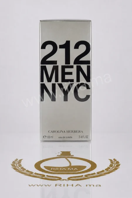 212 Men NYC Carolina Herrera Eau de Toilette 100ml Pour Homme