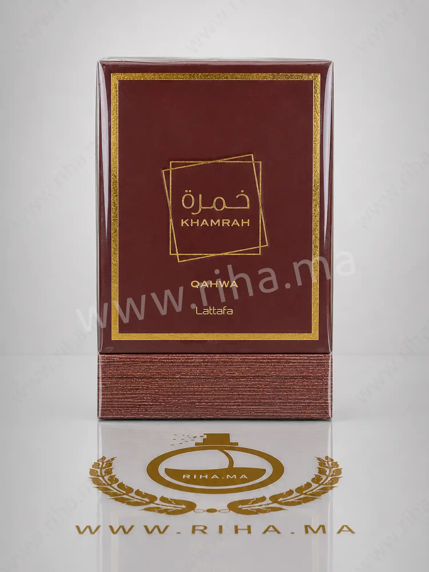 Khamrah Qahwa Lattafa Eau de Parfum 100ml Khamrah Qahwa Lattafa Eau de Parfum 100ml parfum original Authentic au Maroc chez RIHA.ma