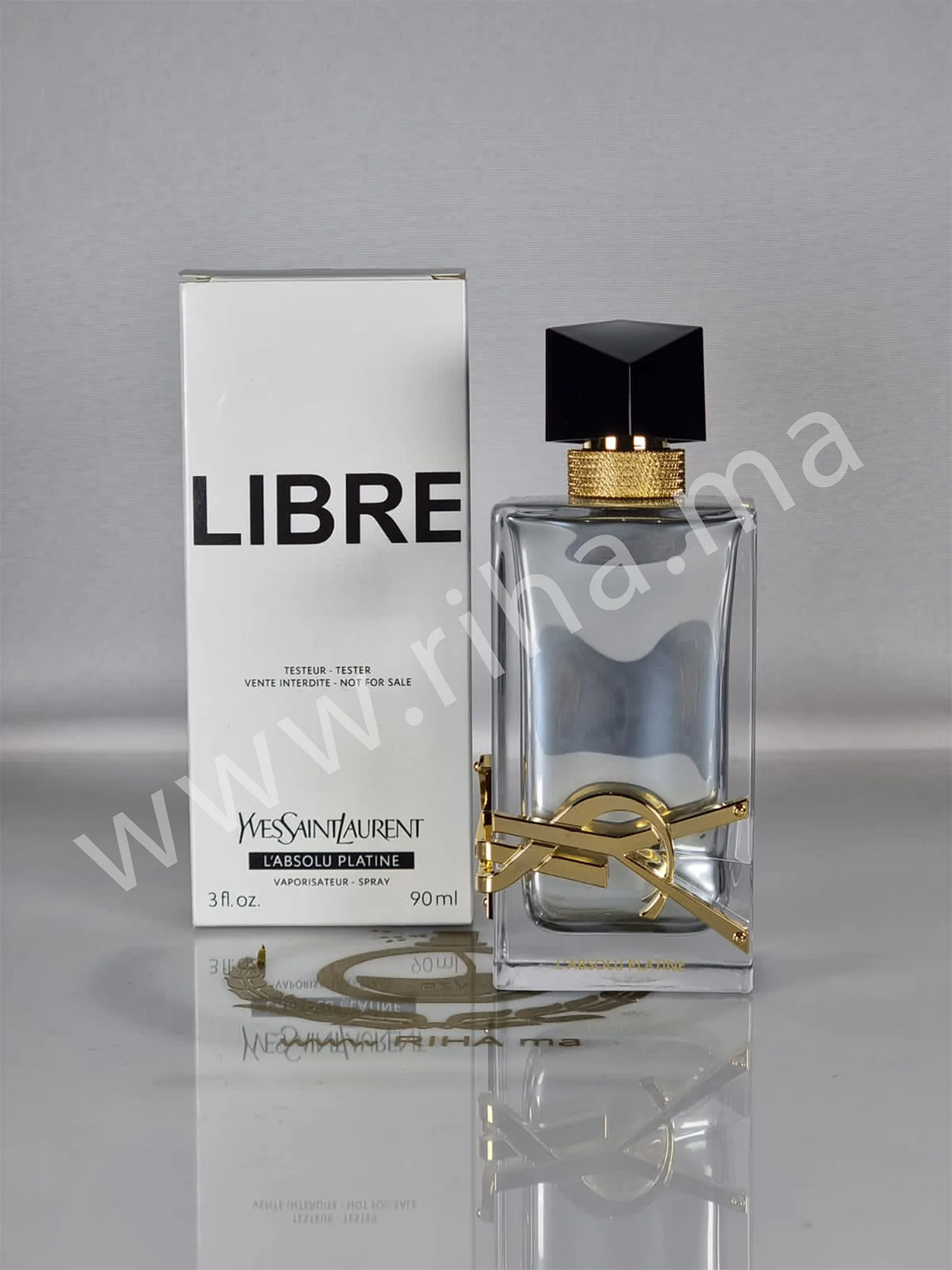 Tester Libre L&rsquo;Absolu Platine Yves Saint Laurent 90ml eau de parfum Yves Saint Laurent - parfum Maroc