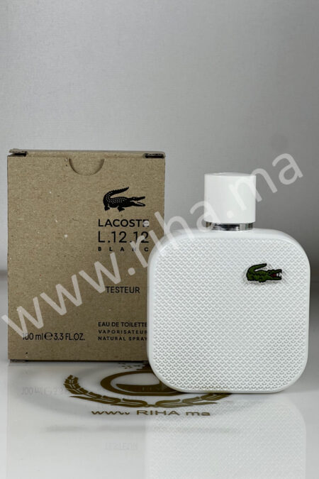 Tester Lacoste L.12.12 Blanc Eau de Toilette 100ml pour homme