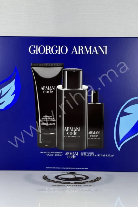 Coffret Armani Code Eau de toilette Giorgio Armani 125ml Giorgio Armani - parfum Maroc