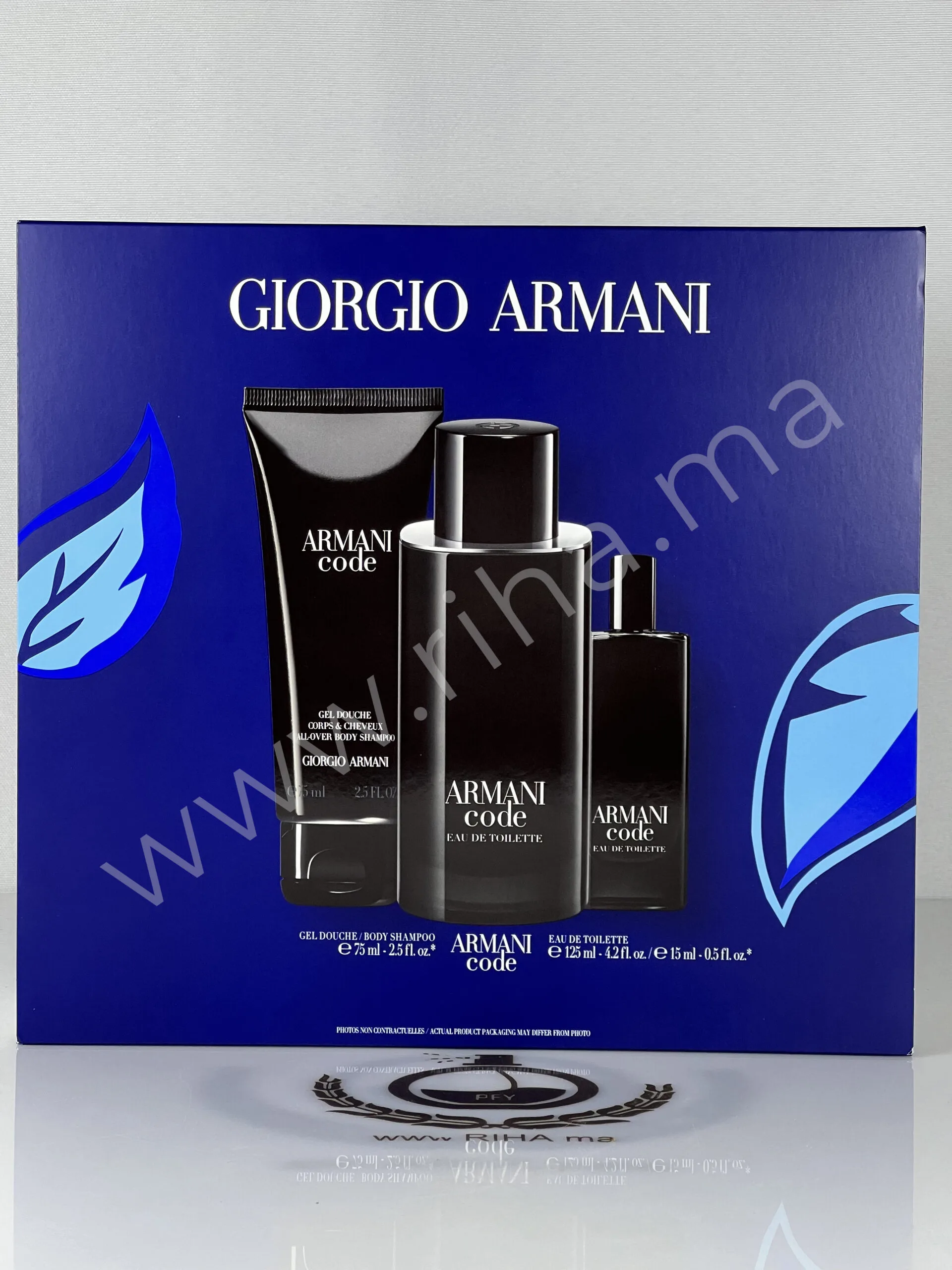 Coffret Armani Code Eau de toilette Giorgio Armani 125ml Giorgio Armani - parfum Maroc