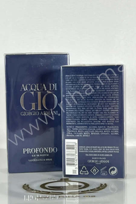 ACQUA DI GIÒ PROFONDO Prix maroc