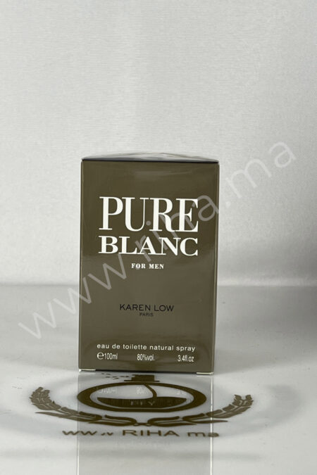 Pure Blanc For men Karen Low