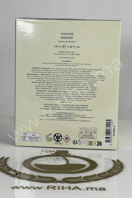  Nishane Hacivat Extrait de Parfum 100 ml Prix Maroc