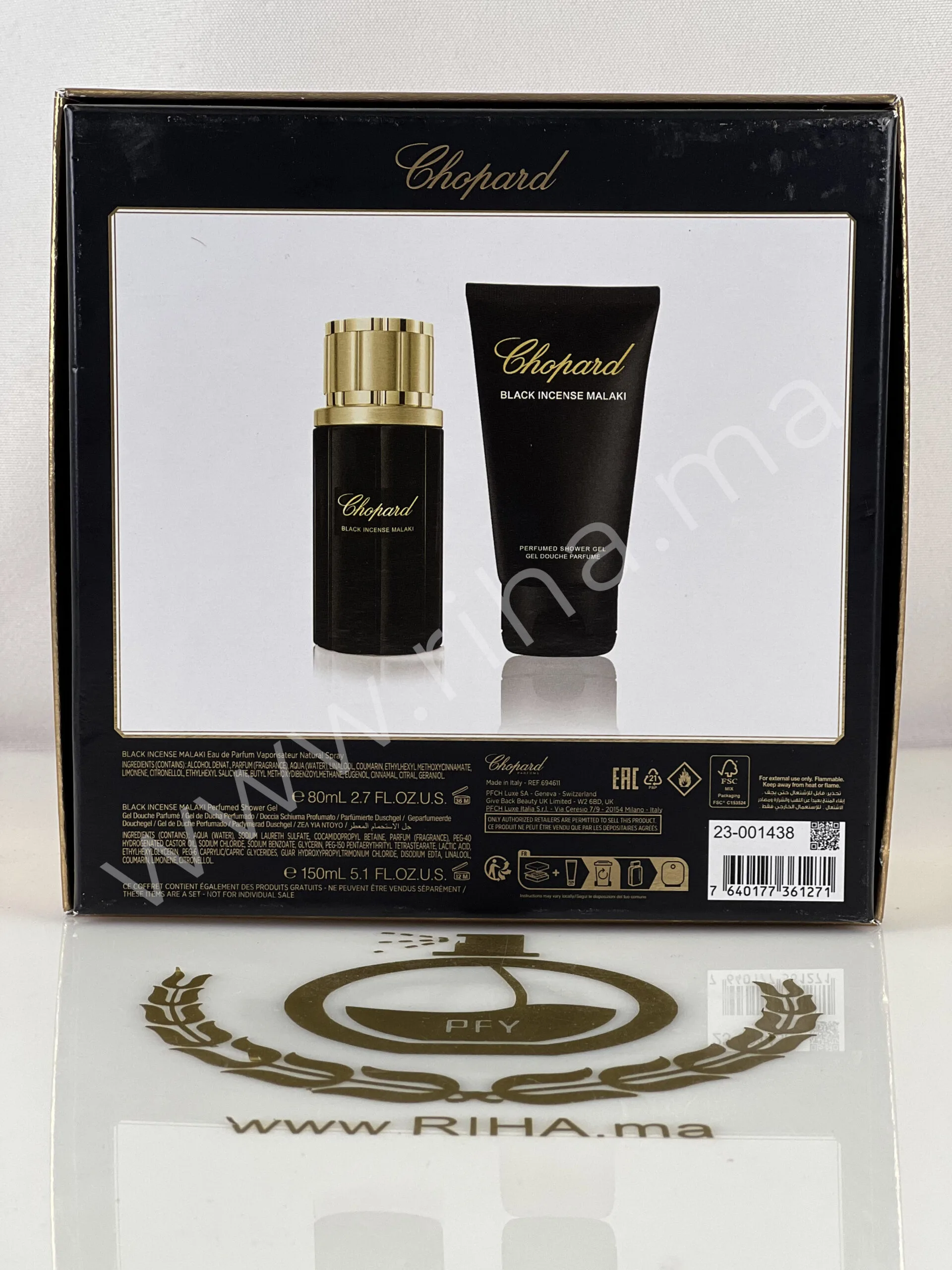 chopard black incense malaki prix maroc