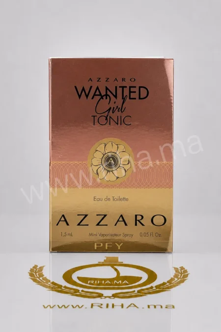 Échantillon Wanted Girl Tonic Azzaro Eau de Toilette pour femme prix Maroc