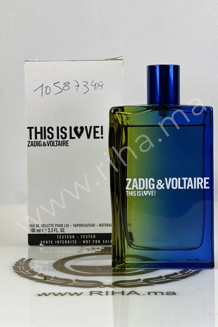 Tester Zadig&Voltaire This Is Love for Him prix maroc