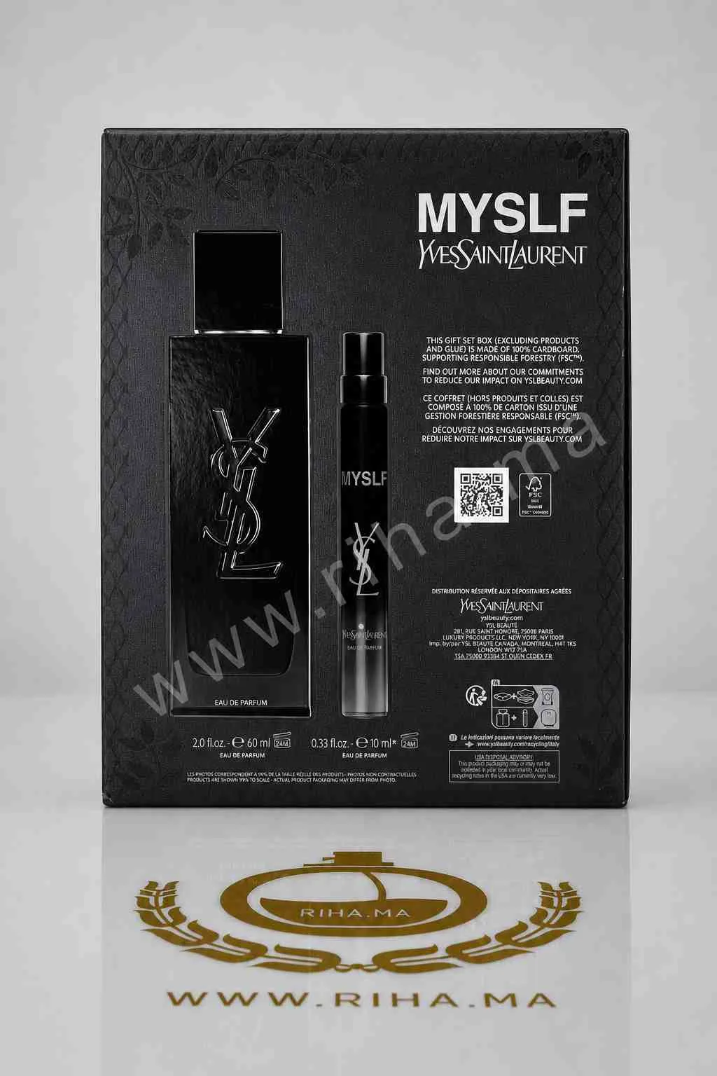 Coffret cadeaux Yves Saint Laurent MYSLF Eau de Parfum prix maroc Coffret cadeaux Yves Saint Laurent MYSLF Eau de Parfum prix maroc