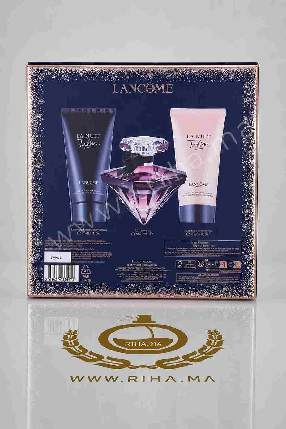Coffret Lancôme La Nuit Trésor 50ml pi maroc cadeau pour femme Coffret Lancôme La Nuit Trésor 50ml pi maroc cadeau pour femme