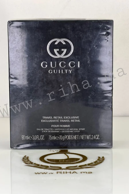 COFFRET GUCCI GUILTY TRAVEL RETAIL EXCLUSIVE EAU DE TOILETTE PRIX MAROC