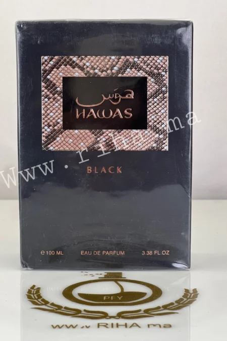 Hawas Black Rasasi Pour Homme Eau De Parfum prix maroc