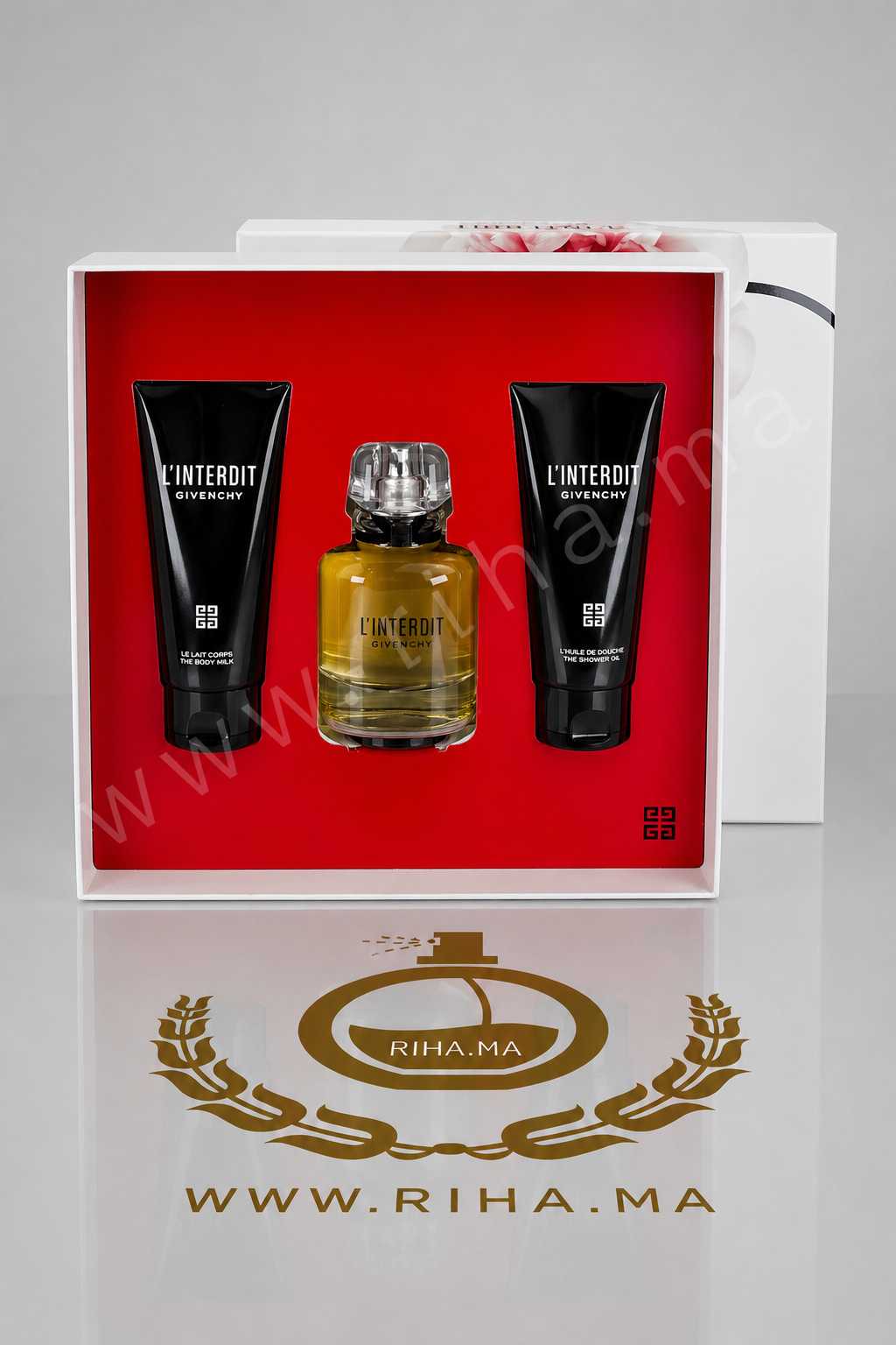Coffret L'Interdit Eau de Parfum Givenchy Pour Femme 80 ML Coffret L'Interdit Eau de Parfum Givenchy Pour Femme 80 ML