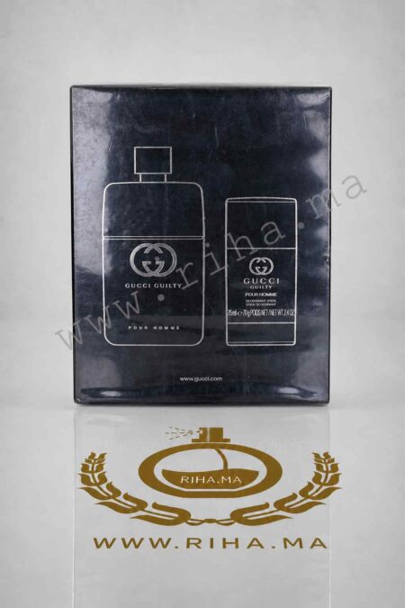 COFFRET GUCCI GUILTY TRAVEL RETAIL EXCLUSIVE EAU DE TOILETTE PRIX MAROC
