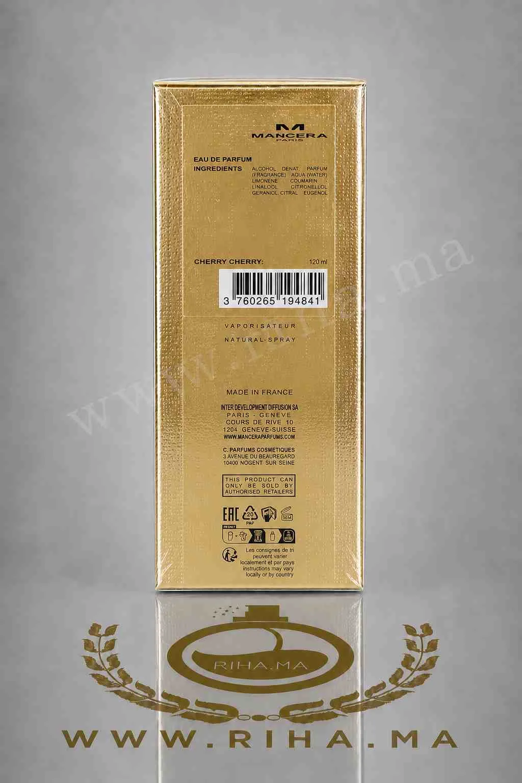 Cherry Cherry Mancera Eau de Parfum prix maroc