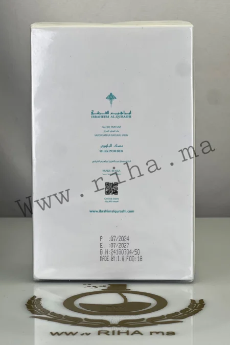 Powder Musk Ibraheem AlQurashi Eau De Parfum 75ML prix maroc