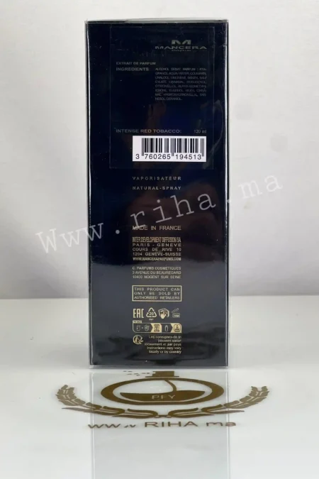 Red Tobacco Intense Mancera pour homme et femme 120ml prix maroc