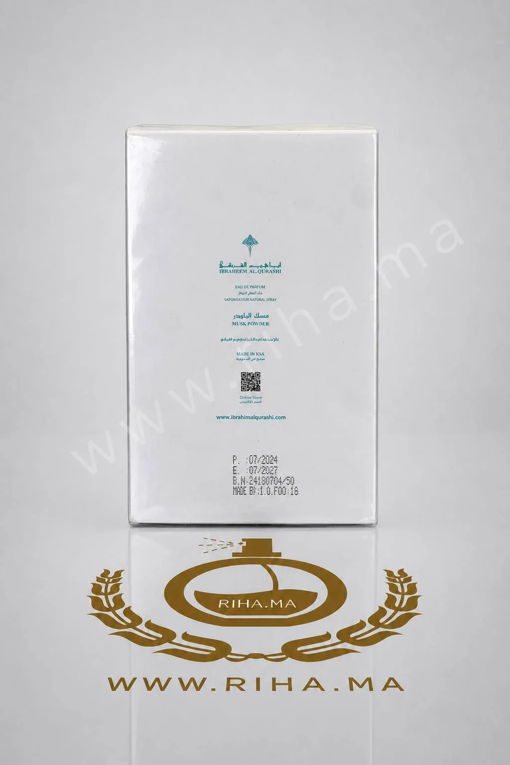 Powder Musk Ibraheem AlQurashi Eau De Parfum 75ML prix maroc