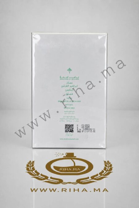 IBRAHEEM AL QURASHI Pistachio Musk Eau de Parfum 75ml prix maroc