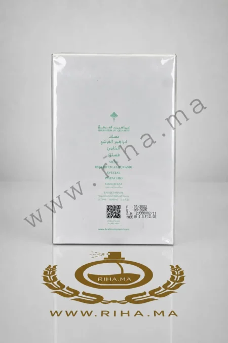 IBRAHEEM AL QURASHI Pistachio Musk Eau de Parfum 75ml prix maroc
