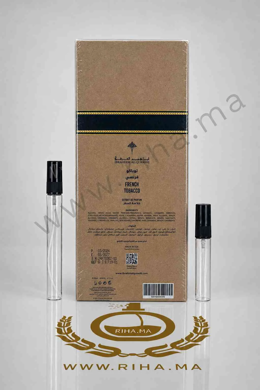 Decantage French Tobacco Ibraheem AlQurashi Eau de Parfum prix maroc