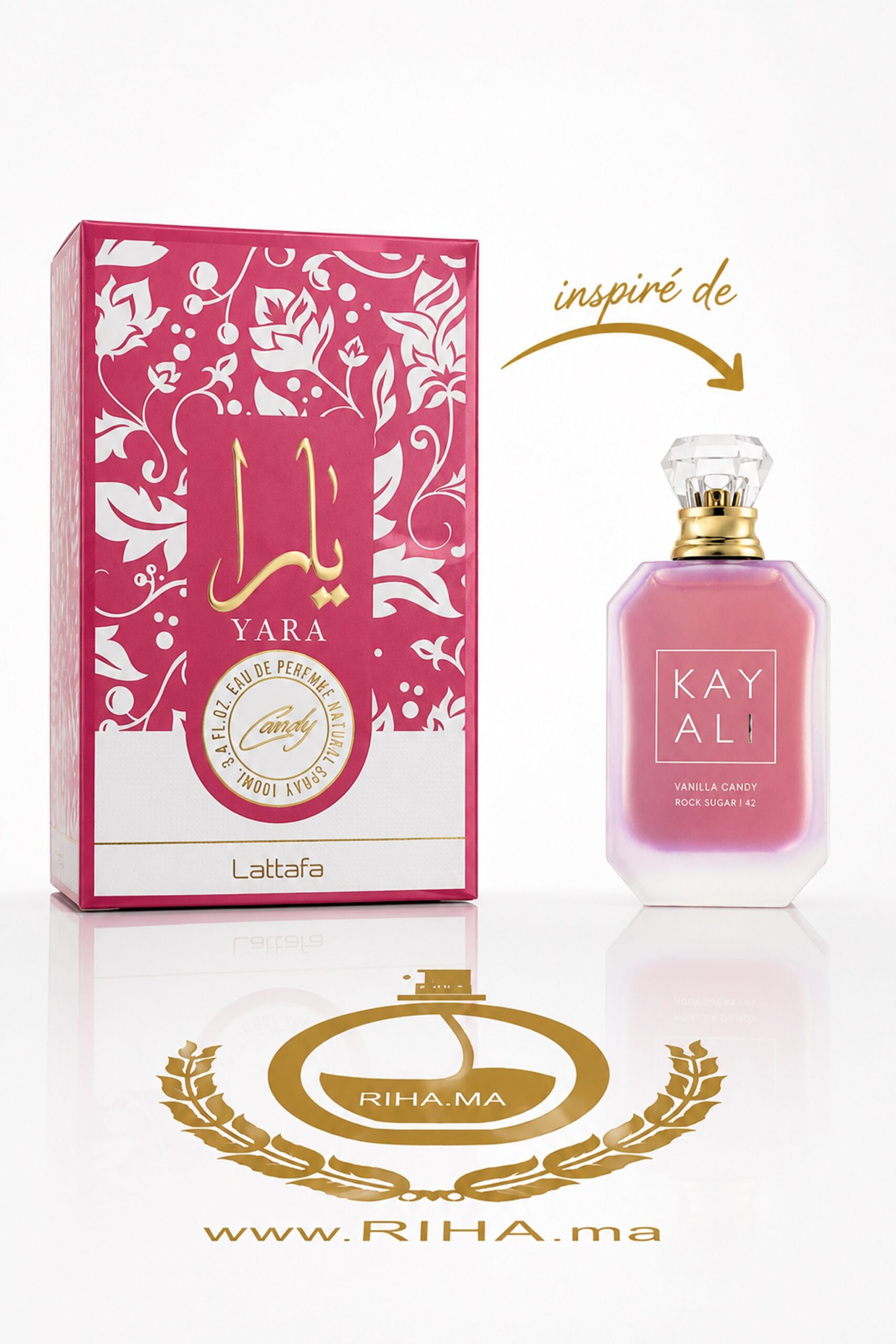 Yara Candy Lattafa Perfumes Eau de Parfum Pour Femme 100ml Yara Candy Lattafa Perfumes Eau de Parfum Pour Femme 100ml