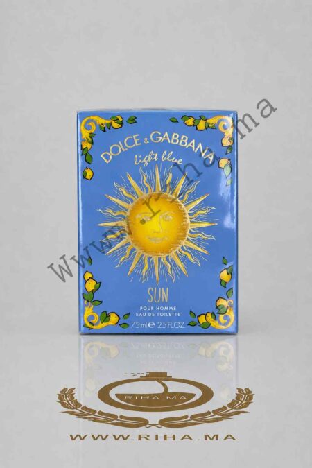 Light Blue Sun Pour Homme Dolce&Gabbana pour homme 75ml prix maroc