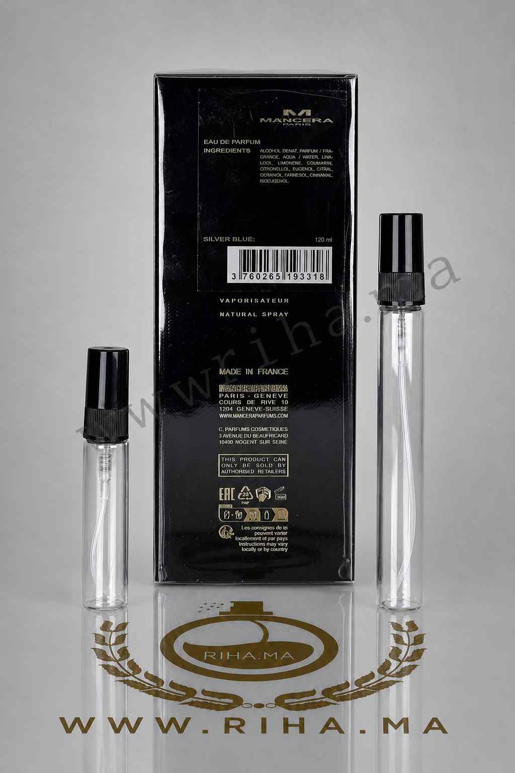 Decantage Silver Blue Mancera Eau de Parfum prix maroc Decantage Silver Blue Mancera Eau de Parfum prix maroc