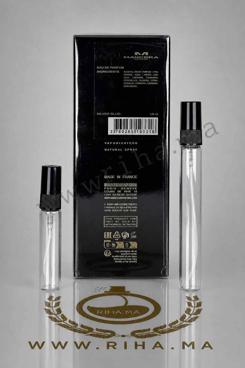 Decantage Silver Blue Mancera Eau de Parfum prix maroc