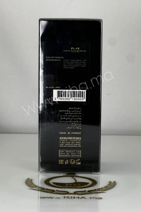 Black Line Mancera Eau De Parfum 120ml pix maroc