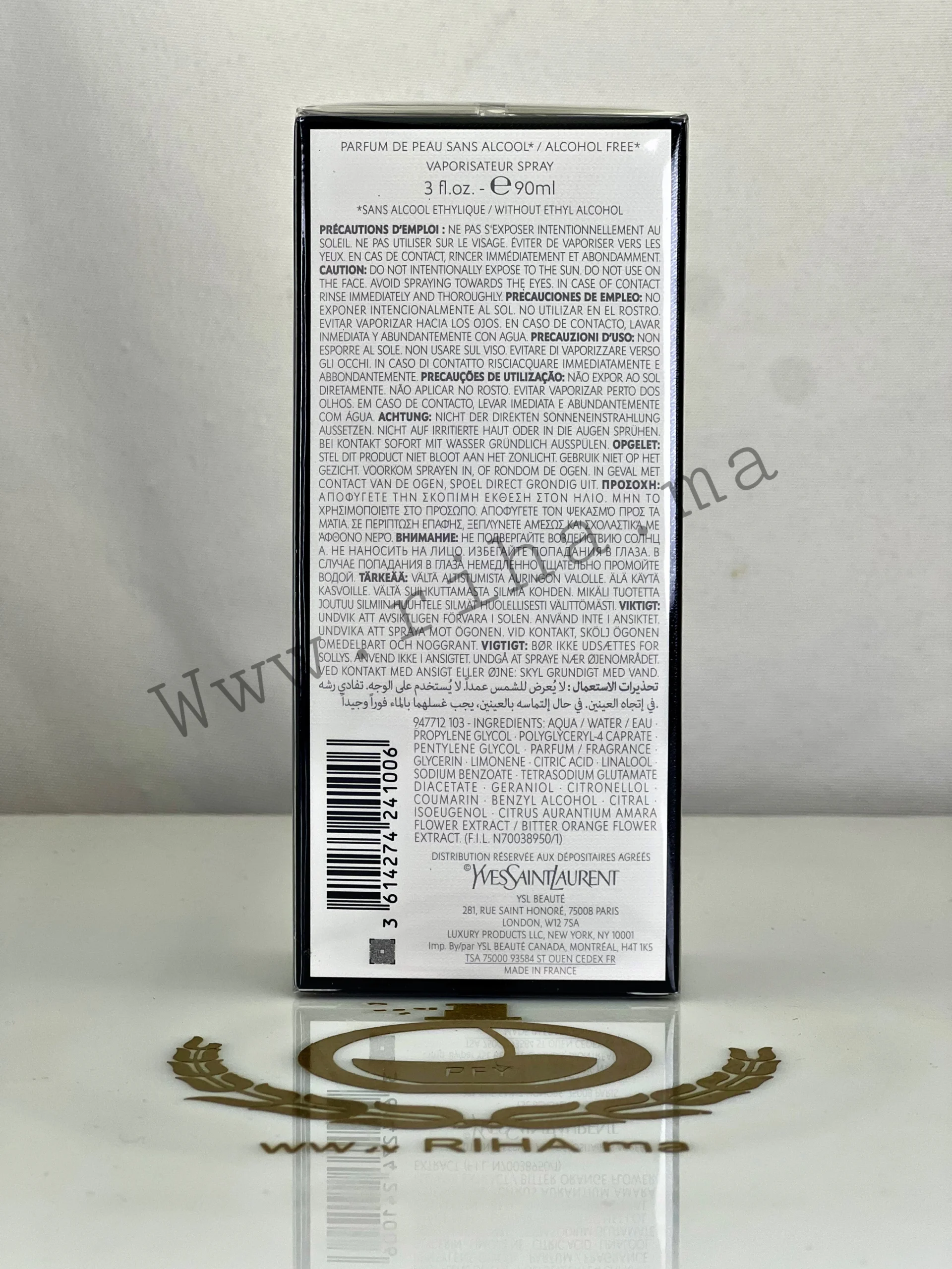 Libre L’Eau Nue Yves Saint Laurent Parfum de Peau pour femme 90ml (2) Libre L’Eau Nue Yves Saint Laurent Parfum de Peau pour femme 90ml prix maroc