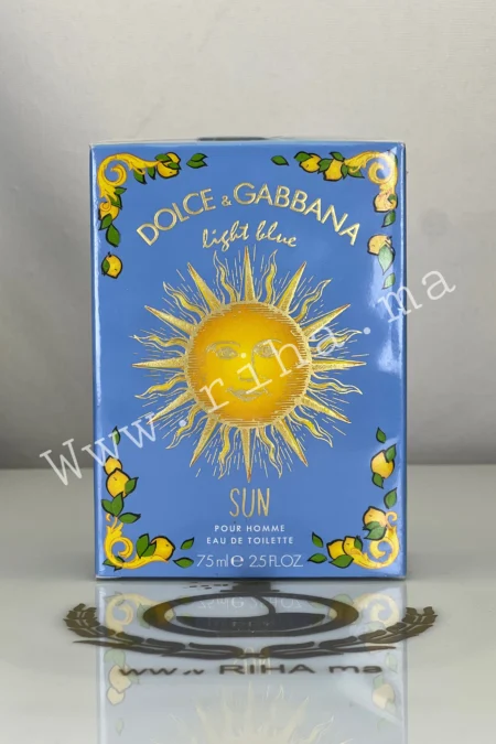 Light Blue Sun Pour Homme Dolce&Gabbana pour homme 75ml prix maroc