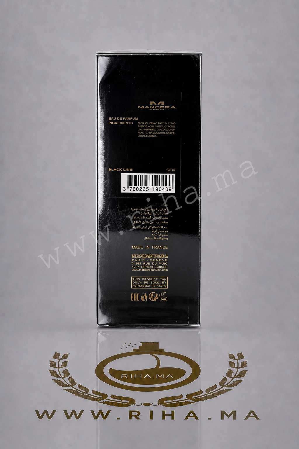 Black Line Mancera Eau De Parfum 120ml pix maroc Black Line Mancera Eau De Parfum 120ml pix maroc