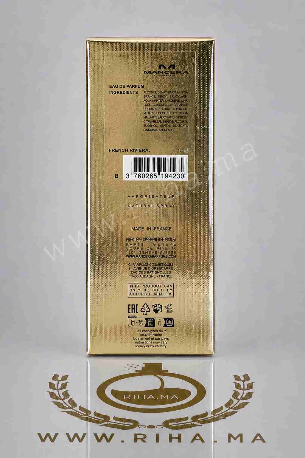 French Riviera Mancera - MANCERA 120ML prix maroc (2) French Riviera Mancera - MANCERA 120ML prix maroc (2)