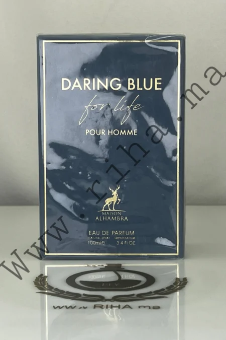 Daring Blue For Life Maison Alhambra Eau De Parfum pour homme 100ml prix maroc
