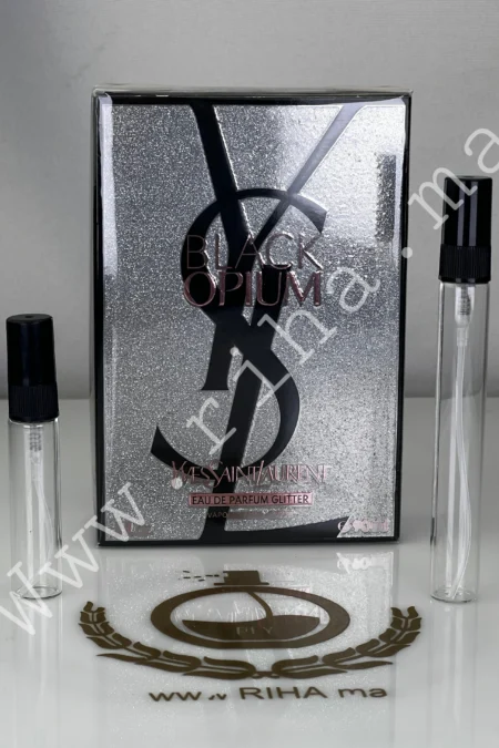 Decantage Black Opium Eau De Parfum Glitter Yves Saint Laurent pour femme prix maroc